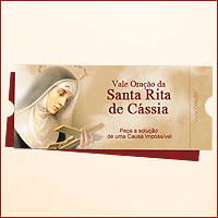 Vale Oração de Santa Rita de Cássia